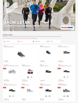 aktuální leták Intersport 11.5.2020-19.5.2020