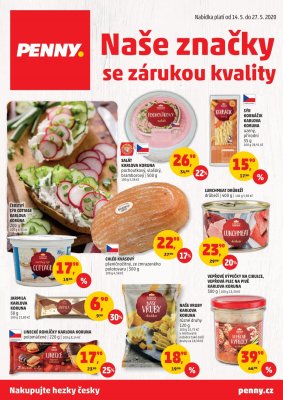 aktuální leták Penny Market 14.5.2020-27.5.2020