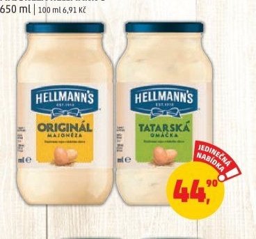 Hellmann's Tatarská omáčka / Majonéza