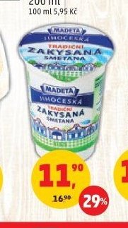 Zakysaná smetana Madeta
