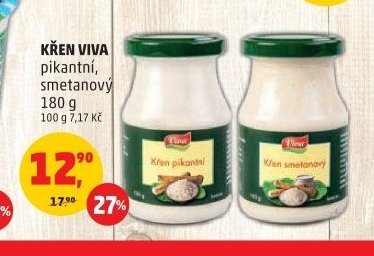 Křen Viva pikantní, smetanový