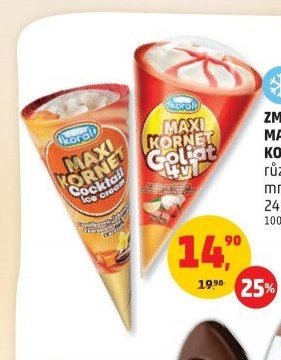ZMRZLINA MAXI KORNOUT různé druhy mražená 240 ml