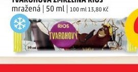 TVAROHOVÁ ZMRZLINA RIOS mražená 50 ml