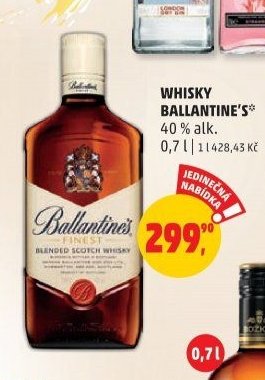 Whisky Ballantine’s 0,7 l