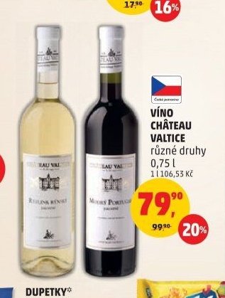 VÍNO CHÂTEAU VALTICE