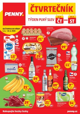 aktuální leták Penny Market 4.6.2020-10.6.2020