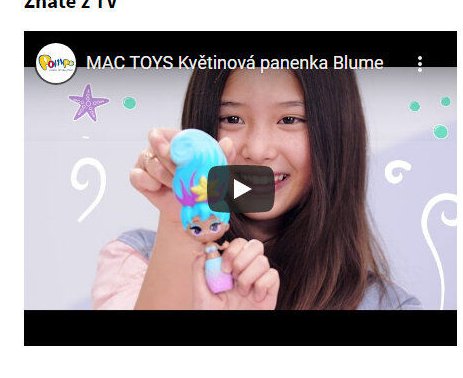 MAC TOYS Květinová panenka Blume