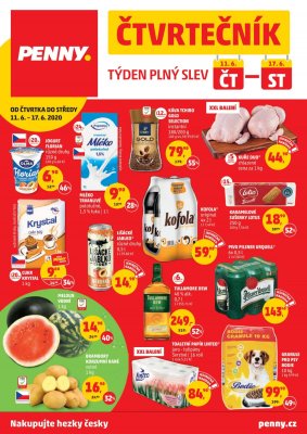 aktuální leták Penny Market 11.6.2020-17.6.2020