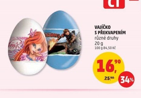 VAJÍČKO S PŘEKVAPENÍM