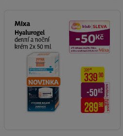 Mixa Hyalurogel denní a noční krém