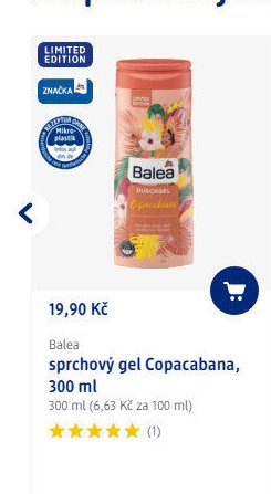 Balea sprchový gel Copacabana, 300 ml