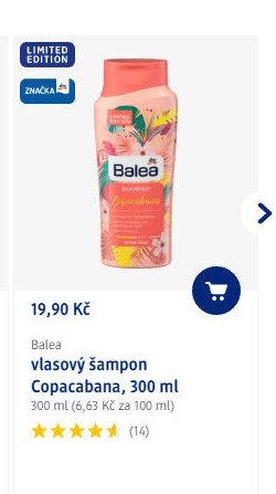 Balea vlasový šampon Copacabana, 300 ml