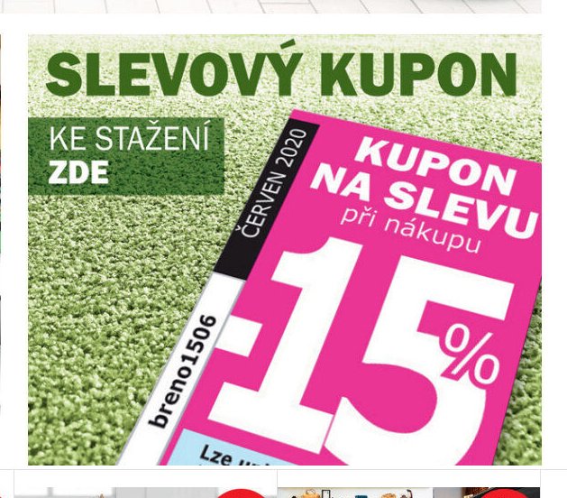 SLEVOVÝ KUPON -15 %