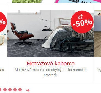 Metrážové koberce