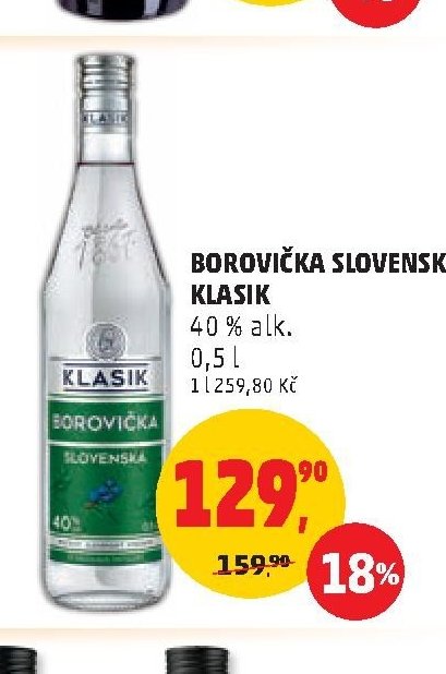 Borovička Slovenská Klasik
