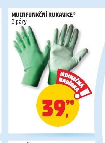 Multifunkční rukavice