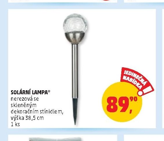 Solární lampa