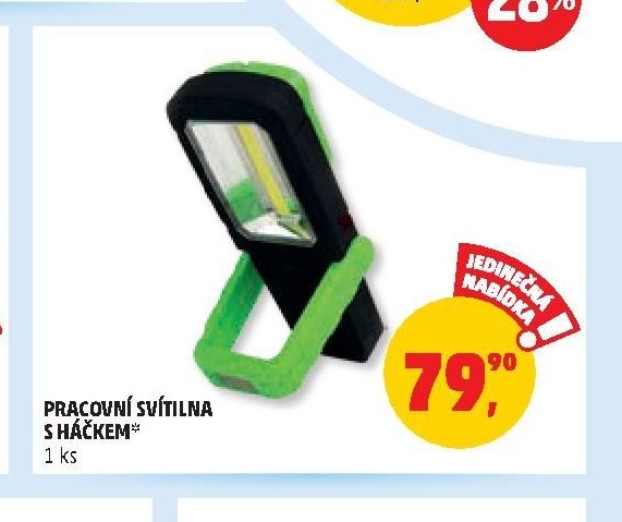 Pracovní svítilna s háčkem