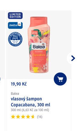Balea vlasový šampon Copacabana, 300 ml