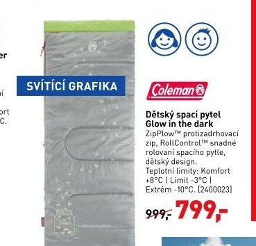 Dětský spací pytel Glow in the dark
