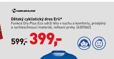 Dětský cyklistický dres Erli*