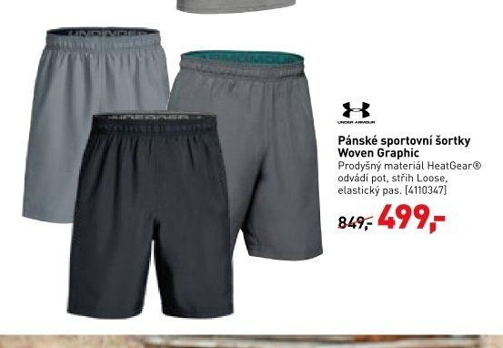 Pánské sportovní šortky Woven Graphic