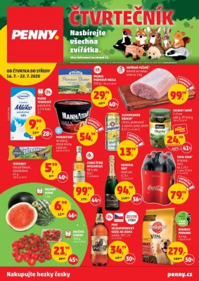 aktuální leták Penny Market 16.7.2020-22.7.2020
