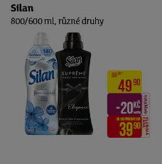 Silan 800/600 ml, různé druhy