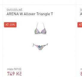 ARENA W Allover Triangle T