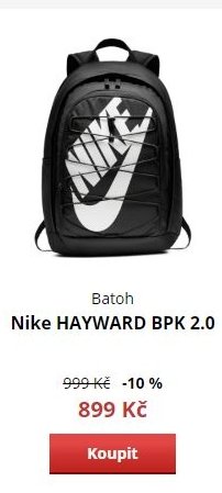 Batoh Nike HAYWARD BPK 2.0