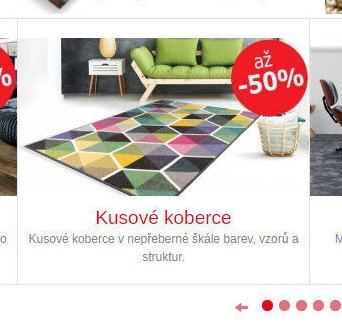 Kusové koberce