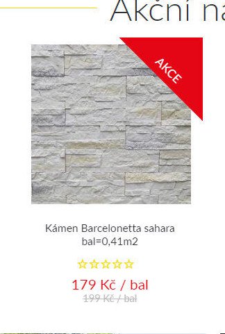Kámen Barcelonetta sahara bal=0,41m2