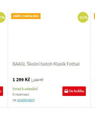 BAAGL Školní batoh Klasik Fotbal