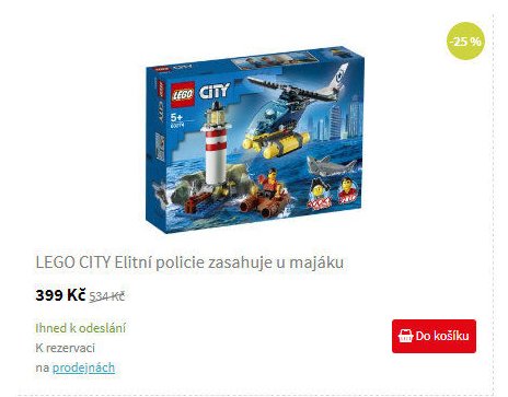 LEGO CITY Elitní policie zasahuje u majáku