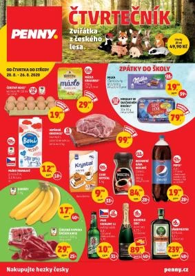 aktuální leták Penny Market 20.8.2020-26.8.2020