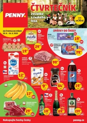 aktuální leták Penny Market 20.8.2020-26.8.2020
