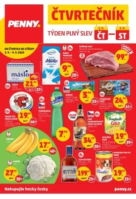 aktuální leták Penny Market 3.9.2020-9.9.2020