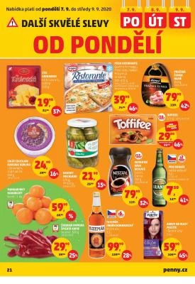 aktuální leták Penny Market 3.9.2020-9.9.2020