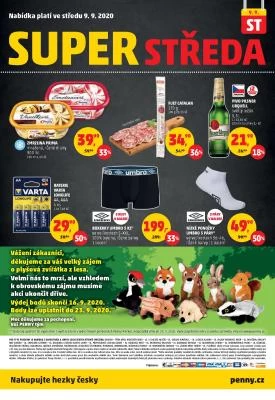 aktuální leták Penny Market 3.9.2020-9.9.2020