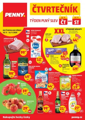 aktuální leták Penny Market 10.9.2020-16.9.2020