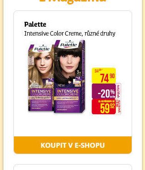 Palette Intensive Color Creme, různé druhy