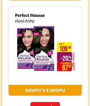 Perfect Mousse různé druhy