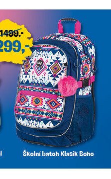 Školní batoh Klasik Boho