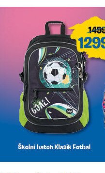 Školní batoh Klasik Fotbal