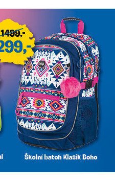 Školní batoh Klasik Boho