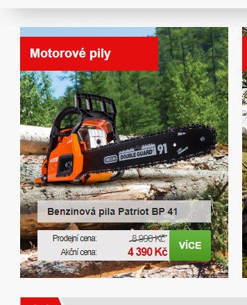 Benzínová pila Patriot BP 41