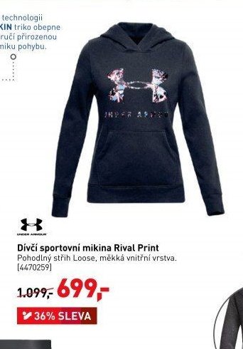 Dívčí sportovní mikina Rival Print