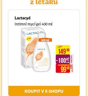 Lactacyd intimní mycí gel 400 ml