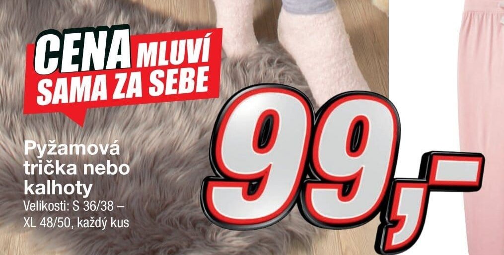 Pyžamová trička nebo kalhoty
