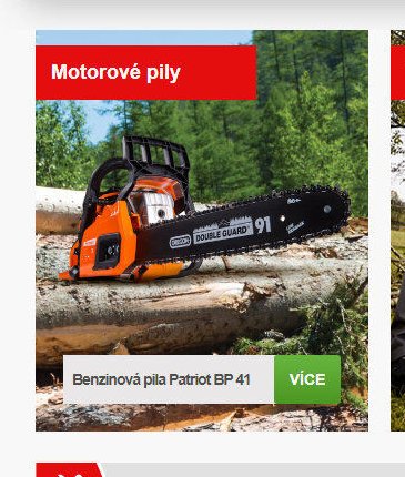 Benzínová pila Patriot BP 41